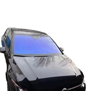 Populaire 60% 70% 80% VLT UV Preuve Violet Bleu Caméléon Voiture Pare-Brise Solaire Fenêtre Teinte Film 99% UVR - Product Image 2