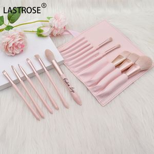 Juego de Brochas de Maquillaje Profesional de 11 Piezas, Marca Privada, Color Rosa, con Bolsa, Venta al Por Mayor - Product Image 2