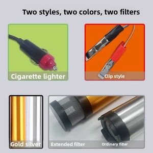 Máy bơm chuyển dầu nhiên liệu điện chìm bằng thép không gỉ 12V/24V DC với lưu lượng 0,25m/h và áp suất tối đa 0,1-10 Bar - Product Image 5