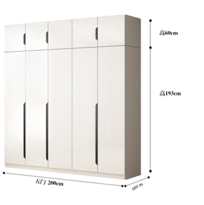 Armario Personalizable 2026 de 1200x600x1930mm para Dormitorio y Alquiler con Armarios Independientes y Servicio de Instalación - Product Image 2