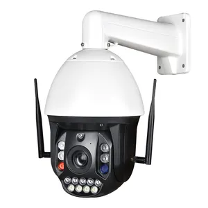 Caméra PTZ 4G 5mp, Zoom 30X, suivi automatique, Humanoid, caméra de vidéosurveillance sans fil, SIM, GSM, LTE, Audio bidirectionnel, sirène d'alarme IR 200M