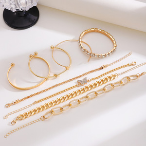 Juego de 8 Pulseras de <span class=keywords><strong>Playa</strong></span> con Perlas, Estrellas y Corazones de Estilo Bohemio, Creativas y Modernas, para Mujer - Product Image 4