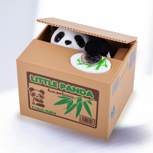 Nueva Versión Mejorada del Panda Ladrador <span class=keywords><strong>de</strong></span> Dinero, Regalo Creativo <span class=keywords><strong>de</strong></span> <span class=keywords><strong>Ahorro</strong></span>, <span class=keywords><strong>Caja</strong></span> <span class=keywords><strong>de</strong></span> Papel con Diseño <span class=keywords><strong>de</strong></span> Dibujos Animados, Material ABS, Embalaje para Cumpleaños - Product Image 1