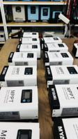 Controlador de Carga Solar MPPT de 100 Amperios, Precio de Fábrica, 100A Ajustable, 12V/24V/48V, Pantalla LCD para Sistemas Solares