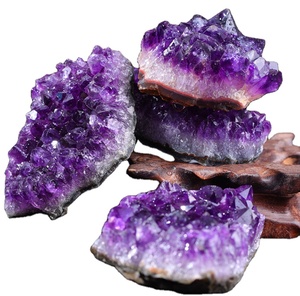 Bán Buôn Chất Lượng Cao Tự Nhiên Thạch Anh Tím Geode Cụm Màu Tím Thô Tinh Thể Cụm Thủ Công Mỹ Nghệ Cho Phong Thủy Trang Trí - Product Image 1