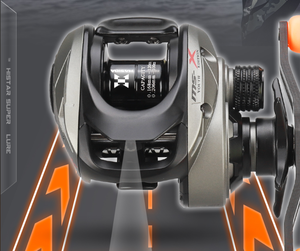 Moulinet de pêche à lancer Histar MS-X 186G 7.1:1 à rapport élevé, puissance de frein 6kg, 5+1BB, 10 aimants N50, pour rivière, lac, main gauche - Product Image 2