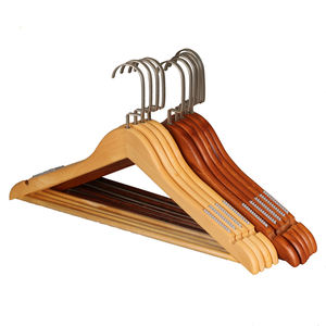 Cintre en bois pour hommes et femmes avec robe de mariée blanche pour affichage de magasin de vêtements, vente en gros en boutique - Product Image 1