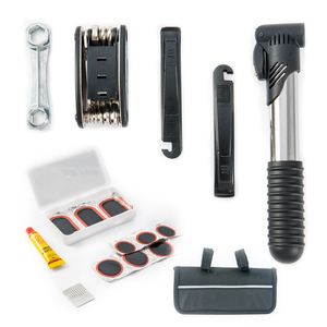 <span class=keywords><strong>Kit</strong></span> d'outils <span class=keywords><strong>de</strong></span> <span class=keywords><strong>réparation</strong></span> <span class=keywords><strong>de</strong></span> bicyclette, outil d'entretien multifonction Portable 16 en 1, mini pompe à pneus, kits d'outils - Product Image 1