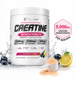 Compléments Prise de Masse : Collagène, Créatine Monohydrate en Poudre, Protéine de Lactosérum pour la Prise de Poids, Poudre de Créatine Monohydrate - Product Image 3