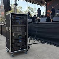 Amplificateur de puissance professionnel ZETAPRO TD2000 d'occasion, 2 canaux, classe TD, 2000W, pour scène, concert, système de sonorisation DJ