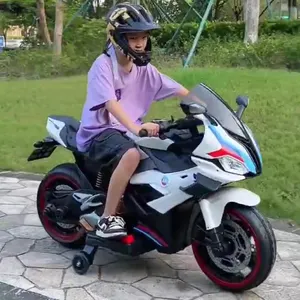 Barato crianças 12v motocicleta elétrica com pedais ride-on bike