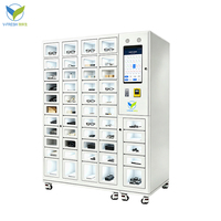 Máquina Expendedora VFresh Locker de Acero Inoxidable con Pantalla Táctil, Múltiples Opciones de Pago y Capacidad para 45 Artículos