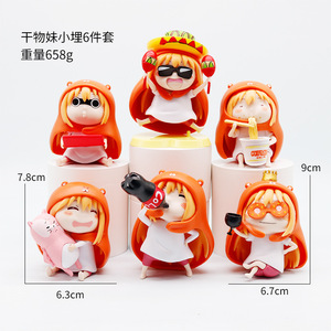 ตุ๊กตา himouto <span class=keywords><strong>umaru</strong></span>-Chan <span class=keywords><strong>umaru</strong></span> DOMA รูปปั้นสาวน่ารักพลาสติกรูปปั้นตุ๊กตาการ์ตูนอะนิเมะพีวีซีของเล่น6ชิ้น/เซ็ต - Product Image 5