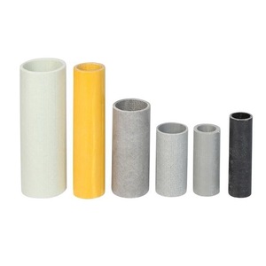 Tubo Redondo de Fibra de Vidrio/Tubo Redondo de FRP/Tubo Redondo Pultruido para Uso en Construcción con Servicios de Soldadura, Doblado y Corte - Product Image 2
