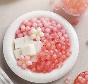 Diverses <span class=keywords><strong>perles</strong></span> aromatisées Popping Beads Ingrédients thé au lait comprend fraise mangue châtaigne d'eau Autres arômes <span class=keywords><strong>de</strong></span> fruits Bubble Tea - Product Image 2