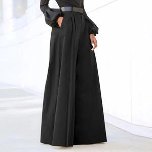 Wide Leg Pants For <b>Women</b> Pants For <b>Women</b> Palazzo Pants <b>Summer</b> Printed Cropped Linen Comfy Baggy <b>Trousers</b> With Tements Femme - Product Image 4