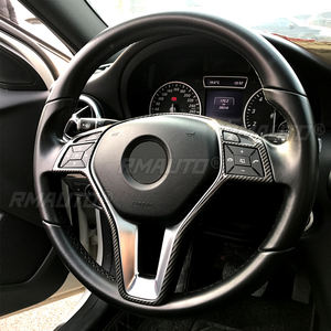 Embellecedor Adhesivo para Botones del Volante de Coche Compatible con Mercedes-Benz Clase A B C E CLA CLS GLA GLK W176 W246 W204 W207 W218 - Product Image 4