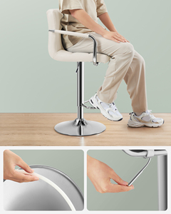 Tabourets de <span class=keywords><strong>bar</strong></span> pivotants réglables en cuir <span class=keywords><strong>SONGMICS</strong></span>, style moderne, tabourets de cuisine modernes, chaises de <span class=keywords><strong>bar</strong></span> pour table de <span class=keywords><strong>bar</strong></span> - Product Image 6