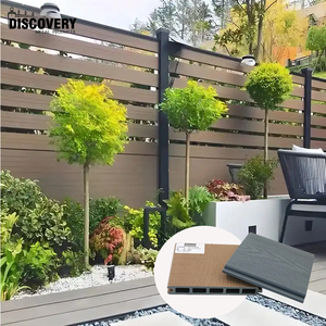 Lames de portail en composite plastique WPC écologique moderne, planches de terrasse en <span class=keywords><strong>bois</strong></span>, panneaux de clôture verticaux, panneaux de clôture - Product Image 1