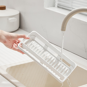 Support <span class=keywords><strong>de</strong></span> rangement multifonctionnel pour la cuisine, éponge, lingette et <span class=keywords><strong>bac</strong></span> d'évacuation du liquide <span class=keywords><strong>vaisselle</strong></span> - Product Image 6