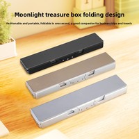 Kablosuz Makaslı Anahtarlı Katlanabilir Mini Klavye, iPad Tablet Telefon için Standlı - Taşınabilir Şarj Edilebilir