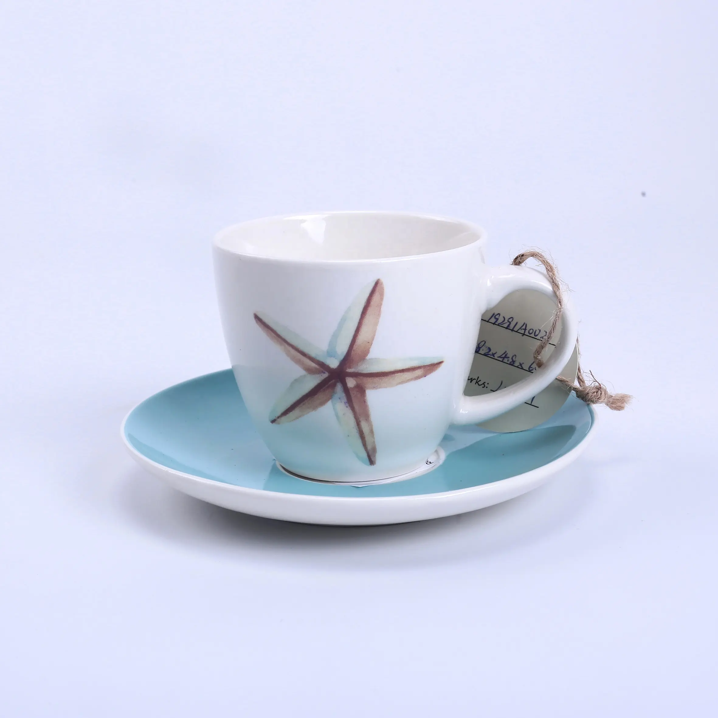 world best selling products personalized handmade porcelain white ceramic mug cup saucer bone china tea cup and saucer