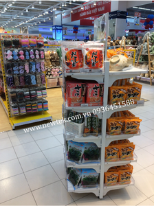 Expositor Promocional OEM de 4 Niveles - Estante para Fideos, Estante de Supermercado, Requiere Ensamblaje, Vertical, para Supermercados y Tiendas Minoristas en Vietnam - Product Image 4