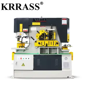 kRRASS Q35Y-16 angle iron channel steel bar universal cutting bending hydraulic ironworker machine