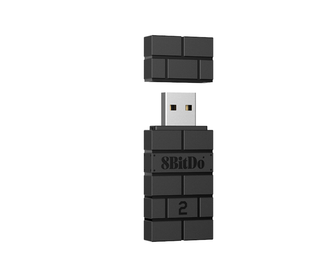 2026P 8BitDo USB Wired Wireless Adapter 2 Supports for for for for for JoyCon Controllers