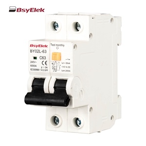Выключатель остаточного тока IEC CE DZ40LE 240V 400V 3A 1P + <span class=keywords><strong>N</strong></span> <span class=keywords><strong>2P</strong></span> 63A RCBO с защитой от перегрузки по току - Product Image 1