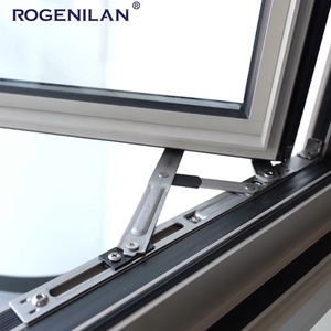 Fenêtre à battant ultra-étroite en aluminium <span class=keywords><strong>de</strong></span> style américain Rogenilan, à <span class=keywords><strong>double</strong></span> <span class=keywords><strong>vitrage</strong></span>, économie d'énergie, pour maisons - Product Image 4