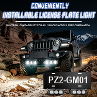 Xenplus PZ2-GM01 Großhandel 200W 6000K LED-Kennzeichenbeleuchtung Spotlight 3 Modi mit Blitz-Fernbedienung Auto-Beleuchtung