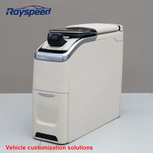 Box Portaoggetti in Pelle di Lusso per Mercedes-Benz Classe V <span class=keywords><strong>W447</strong></span>/VITO V260 - con Tavolino Nascosto e Portabicchieri - Product Image 1