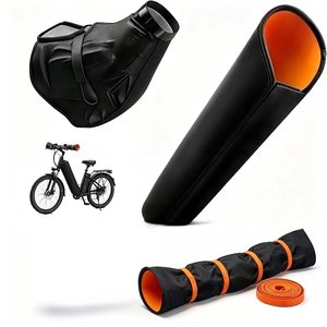 Housse et protège-câbles pour cadre de vélo électrique, en nylon imperméable, avec logo personnalisé, pour vélos de route et VTT - Product Image 1