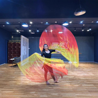 Drapeaux de louange en soie pour la danse de culte en église, tenues de performance, Banderas De Danza