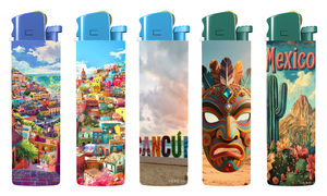 Encendedor de gas butano de plástico con rueda de encendido, personalizable con diseños, venta al por mayor económica - Product Image 3