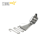 380 Double aiguille point de verrouillage machine à coudre pied presseur extracteur autocollant pressage pied ceinture extracteur TB-458 extracteur dossier