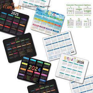 Tapis de Souris Calendriers Personnalisés avec Logo, en Caoutchouc Écologique, Vente Chaude FX, Idéal pour Cadeaux de Bienvenue, Bureau à Domicile, Gaming, Populaire en Gros - Product Image 1