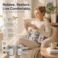 Dispositif de décompression vertébrale orthopédique de qualité médicale Boan, unité de traction lombaire réglable, pliable et durable, garantie 1 an