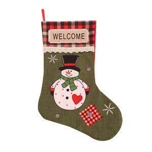 Nuevas medias navideñas extra grandes de poliéster, decoraciones navideñas, regalos navideños, bolsas de regalo navideñas - Product Image 5