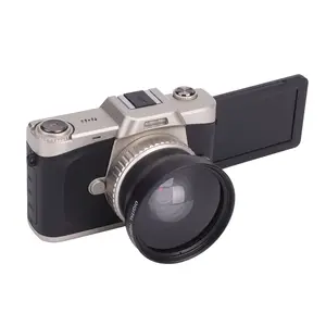 กล้องดิจิตอลสำหรับ48MP ถ่ายภาพ4K กล้อง vlogging สำหรับ YouTube Video CAM 16X Digital ZOOM flip Screen กล้องนักเรียน