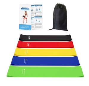 JInke Fasce di Resistenza in Silicone per Glutei, Esercizio e Yoga, con Logo Personalizzato - Set Portatile - Product Image 6