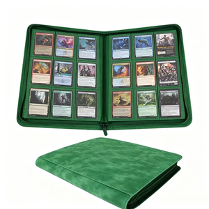 Custom 9 Pocket Card <b>Binder</b> zipper baseball card <b>binder</b> collector card <b>binder</b> gaming <b>pokemoned</b> tcgs card holder <b>binder</b> - Product Image 5
