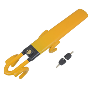 Blocco di Sicurezza <span class=keywords><strong>Antifurto</strong></span> Retrattile a T per Volante in Acciaio, Dispositivo di Autodifesa con 3 Chiavi, 62cm, Universale - Product Image 1