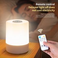 Lampe de nuit LED à prix d'usine, en ABS, avec télécommande, pour chambre à coucher, chevet, ou table de bar