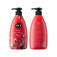 KORMESIC approuvé par Bpom d'Indonésie 500ml vente en gros Sabun Cair Mandi Gel douche à la grenade nettoyant hydratant