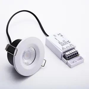 Fire rated IP65 led downlight Dimmable Recessed iron SMD Ceiling spotlight fixture for home
