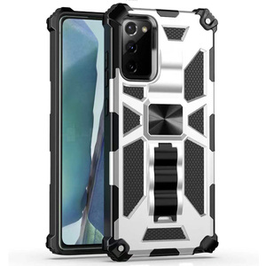 Support de voiture magnétique antichoc à l'intérieur de la béquille couverture arrière étui de téléphone portable pour <span class=keywords><strong>Samsung</strong></span> Note <span class=keywords><strong>20</strong></span> /Note <span class=keywords><strong>20</strong></span> Plus/Note10 - Product Image 4
