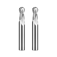 Nouvelle fraise à queue en carbure à 2 cannelures pour centre d'usinage haute vitesse, fraises CNC pour acier, personnalisable OEM/ODM, 55HRC, conventionnelle