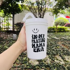 Taza <span class=keywords><strong>Mega</strong></span> Trucker Personalizada de 22 <span class=keywords><strong>oz</strong></span>, con Asas y Función Plegable, Ligera y Duradera, Puede Usarse como Regalo Navideño - Product Image 2
